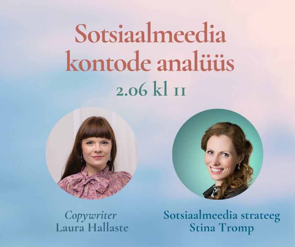 sotsiaalmeedia kontode analüüs mentorgrupis